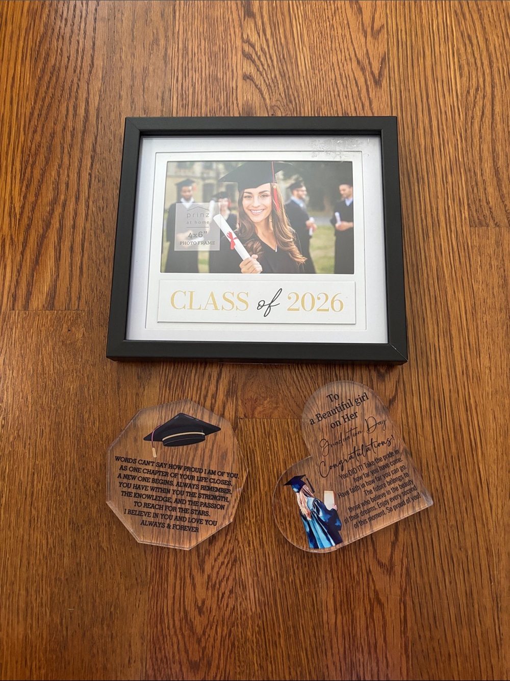Black Graduation Photo Frame - Class of 2026 & Gifts